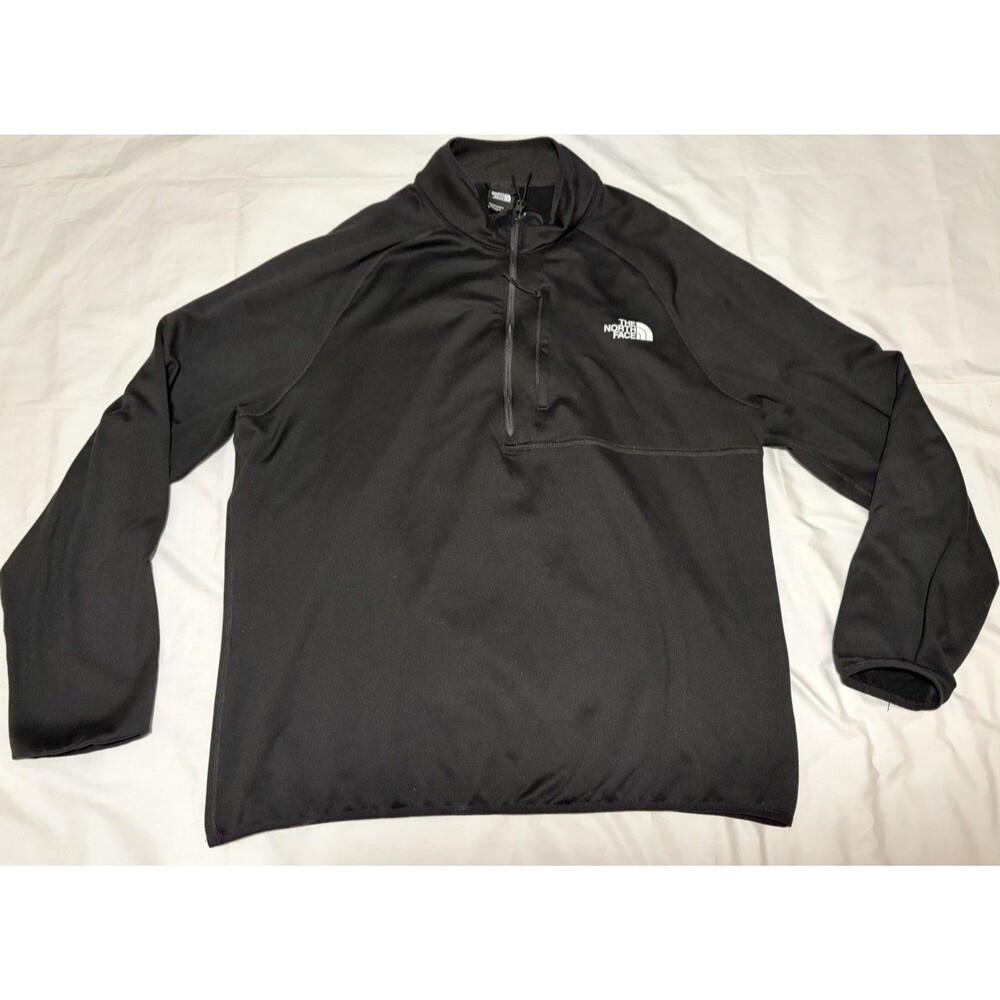 The North Face  Men's XL Canyonlands Black 1/2 Zip Fleece Pullover Stretch